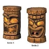 Smiling Solar Tiki Torch
