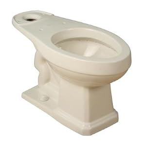 Pegasus LL-1930-BI Series 1930 Round Front Toilet Bowl, Biscuit by Pegasus