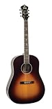 Recording King Century Jubilee Series Slope Shoulder Guitar (Rosewood, Sunburst Finish)