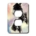 Dogs Sheltie/Shetland Sheepdog - Black Sheltie - Light Switch Covers - 2 plug outlet cover