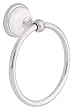 Liberty #112658 CHR/WHT Towel Ring
