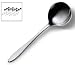 Set of 12 Stainless Steel Round Soup Spoons