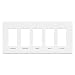 Custom Etched Decora-Style Wall Plate, White (5-Gang)