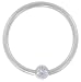 16G 1/2" CZ Gem Captive Bead Rings Body Jewelry 16G 1/2" CZ Gem Captive Bead Rings Body Jewelry