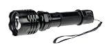 CREE LED Rechargeable Flashlight 500 lumens 3 switch Mode: Strong Brightness / Normal Brightness / Flashing