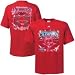 Majestic Philadelphia Phillies 2008 World Series Champions Red Champs Victory Roster T-shirt
