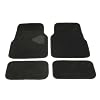 Textil Fu�matten, Fussmatten in schwarz universal