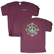 Peace Frogs Adult Peace Flower Short Sleeve T-Shirt