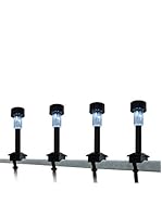 Näve Leuchten Lámpara Solar x 4 Negro