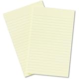 Post-it Notes, Original Pad, 5 Inches x 8 Inches, Lined, Canary Yellow, 50 Sheets per Pad, Two Pads per Pack