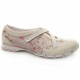 Skechers Bikers Dreamy - 5 Uk - White & Pink - Leather