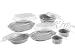 Nordic Ware 60002 Graniteware Microwave Cookware Set 12-pc.