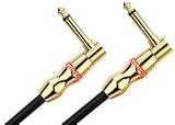 Monster Rock Instrument Cable - 18-Inch - Angled 1/4-Inch Plugs