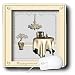 Beverly Turner Invitation Design - Engagement Party Room with Table and Chair Pale Yellow and Gold - Mouse Pads