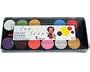 Schminkpalette Fun Face (12 Farben) schwarze Palette
