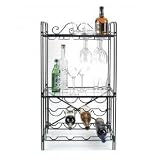 Wine and Glass Floor Rack