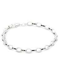 VINANI brand Germany 925 Sterling Silver Basic Charm Bracelet for Charms 7.5" Bracelet BBC