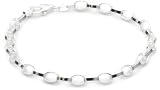 VINANI Basis Bettelarmband Charm-Anh�nger Silber 925 19,5 cm Armband BBC