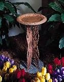 Pedestal Dragonfly Birdbath Verdigris