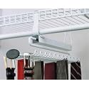 ClosetMaid 8060 Sliding Tie and Belt Rack for Wire Shelving