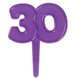 30th Birthday Cupcake Picks - 12ct