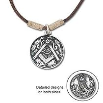 Masonic Coin Pendent Necklace