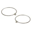 Valentine Gift for Girls Sterling Silver Jewelry Anklets Pair 10.25 inches