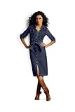 Newport Jeanology Denim Tuxedo Shirt-Style Dress
