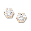 14K Yellow Gold Diamond Stud Earrings (1/3 cttw, G-H Color, S1 Clarity)