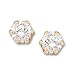 14K Yellow Gold Diamond Stud Earrings (1/3 cttw, G-H Color, S1 Clarity)