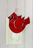 SWITCHABLES STAINED GLASS NIGHT LIGHT COVER - CARDINAL - SW086