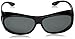 LensCovers Sunglasses Wear Over Prescription Glasses. Polarized Size Medium.
