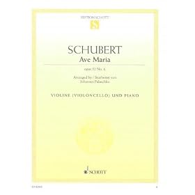 Schubert: Ave Maria for violin (or cello) and piano