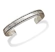Oxidized Men's 10mm Cuff Bracelet with Rope Design