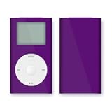Solid Purple Design iPod mini Protective Decal Skin Sticker