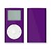 Solid Purple Design iPod mini Protective Decal Skin Sticker