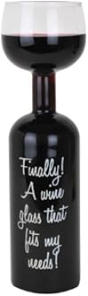 BigMouthUltimate Wine Bottle Glass, Holds Full Bottle of 750 Milliliters