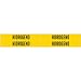 Brady 83545 Pipe Marker, Legend, "Hidrogeno", Style 4