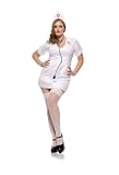 8589X 3pc Nurse Costume, White, 1X/2X