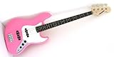 PLAYTECH エレキベース ジャズベースタイプ JB420 PINK