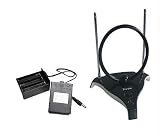 Exclusive By Tivax Battery Operated Amplified Indoor Digital TV Antenna
