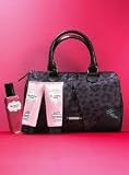 Victoria's Secret SEXY LITTLE THINGS NOIR Deluxe Gift Bag Body Mist/Bath and Shower Cream/Body Lotion/MUST HAVE GIFTS - 4 Pcs Gift Set
