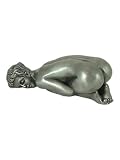 Art Deco Nude Temptation Erotic Statue Pewter Sculpture