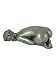 Art Deco Nude Temptation Erotic Statue Pewter Sculpture