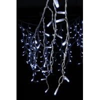 Outdoor 180 White LED Icicle lights (5.0m)