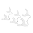 Professional Home and Clinic Dental Supplies - M Shape Lip & Cheek Retractor in Large Size and Clear Color, Come in 10 Pieces per Order