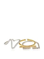 Les minimalistes Set de anillos X 3 Anais