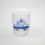 有田焼　パトカー　子ども用湯呑み　553-3