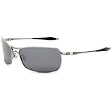 Oakley Men's Crosshair 2.0 Polarized Metal Sunglasses,Lead Frame/Black Lens,one size