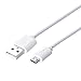 Smays USB to Micro USB Quick Transfer HDD Data Cable and Flow 2A Current Power Charging for Large Capacity Battery, Power Bank (Pack of 2, 3.2 Feet)